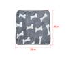 Soft Fluffy Pet Hamster Blanket Cute Bone Print Sleep Mat For Small Animals Warm Cozy Puppy Kitten Rabbit Guinea Pig Bed Mat