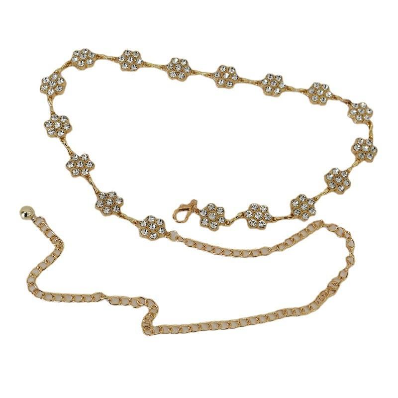 Elegant Metal Waist Chain For Women With Adjustable Link Belt Fashion Accessory For Casual Wear