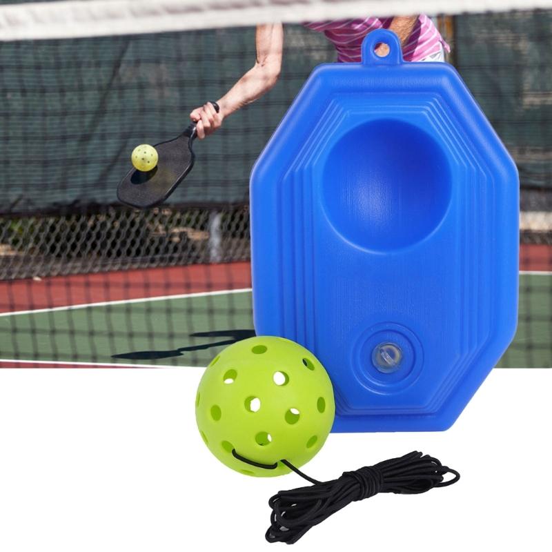 Pickleball Trainer Accessories Hollow Out Holes Single Player Pickleball Balls Sparring Device Pickleball Training Tools