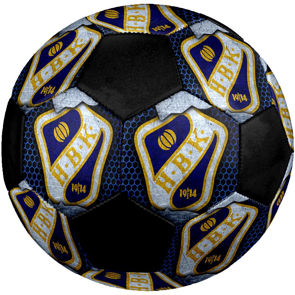 SIZE 5 Halmstads BK Soccer Ball Colorful All Ages Machine Stitched PVC Competition Ready Durable High-Bounce