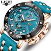 New Original  Brand Luxury Quartz Watches For Men Fashion Military Silicone Big Dial Watch Men Sports Waterproof Chronograph