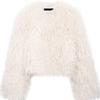 Women's clothing autumn and winter beach sheep hair imitation fur new artificial fur street girl long-sleeved top short