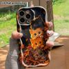 Phone Case: 2D Flat, Suitable for iPhone 18 17 16 15 14 13 12 Pro, Protective Case, Phone Decoration, Autumn Kittens, Halloween and Christmas Gifts
