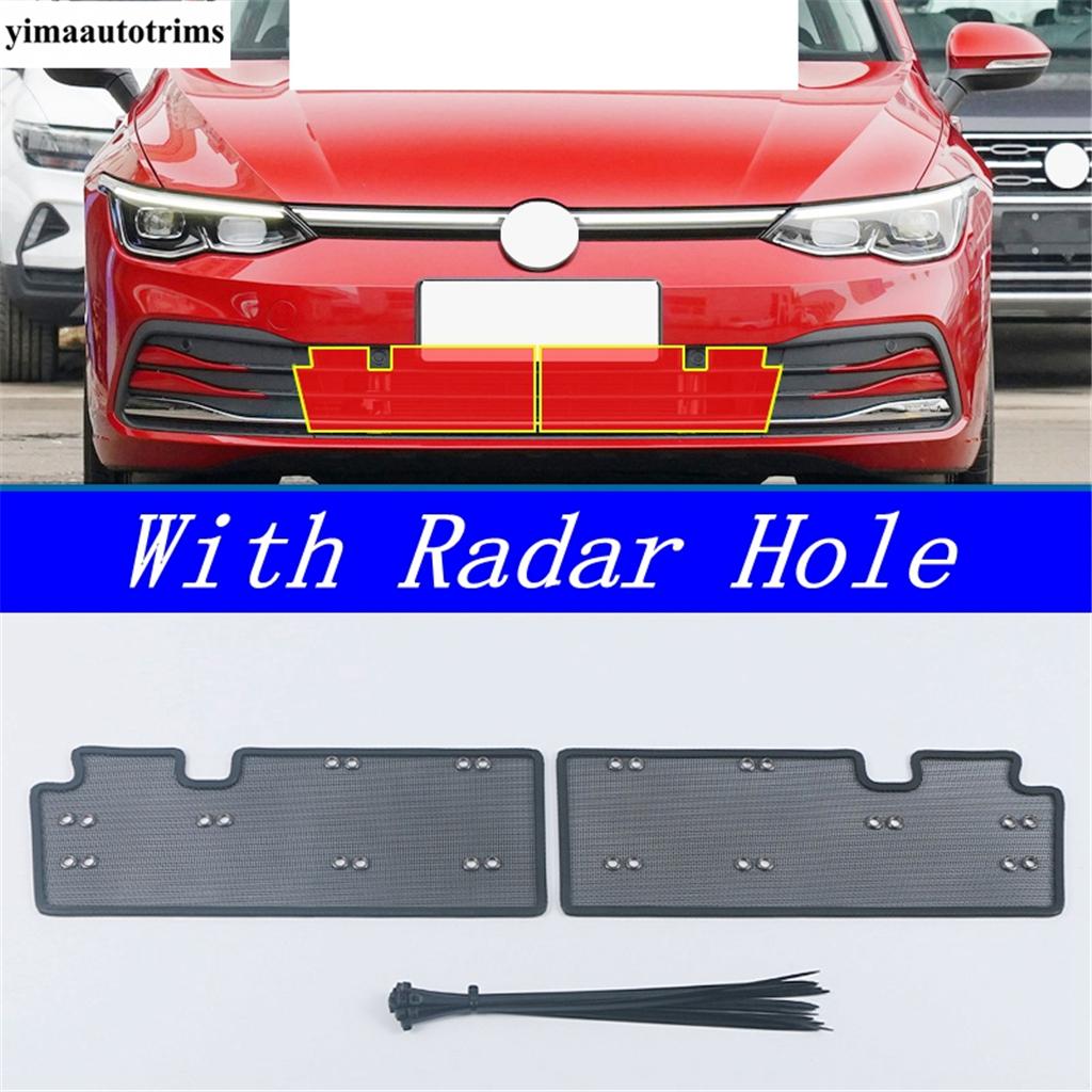 Car Front ect Grill Net Protective Screening Mesh Cover Accessories Exterior Kit For VW Volkswagen Golf 8 MK8  - 2025