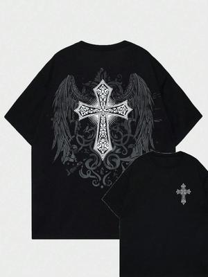 Herren- und Damen-Twill-Baumwoll-T-Shirts Rundhals-Kurzarm-T-Shirts bedruckte klassische Kurzarm-T-Shirts