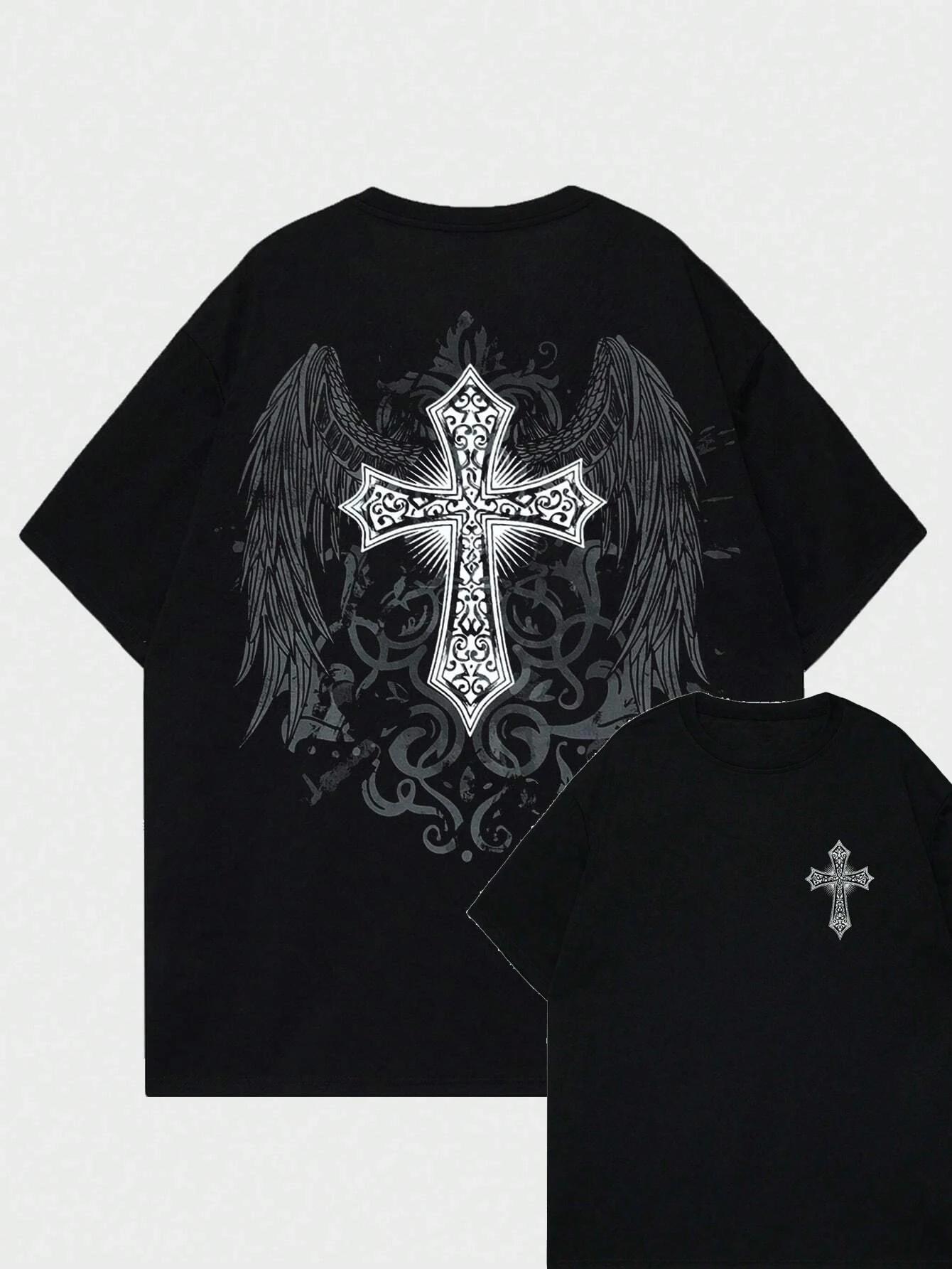 

Мужские и женские хлопковые футболки твилового переплетения, футболки с круглым вырезом и коротким рукавом, принтованные классические футболки с коротким рукавом XXXXXL чёрный