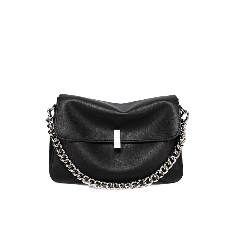 

Genuine Leather Women s Bag Crossbody Bag Women 2025 New Large Capacity Tote Bag High-end Niche Design Shoulder Bag Women Small Black