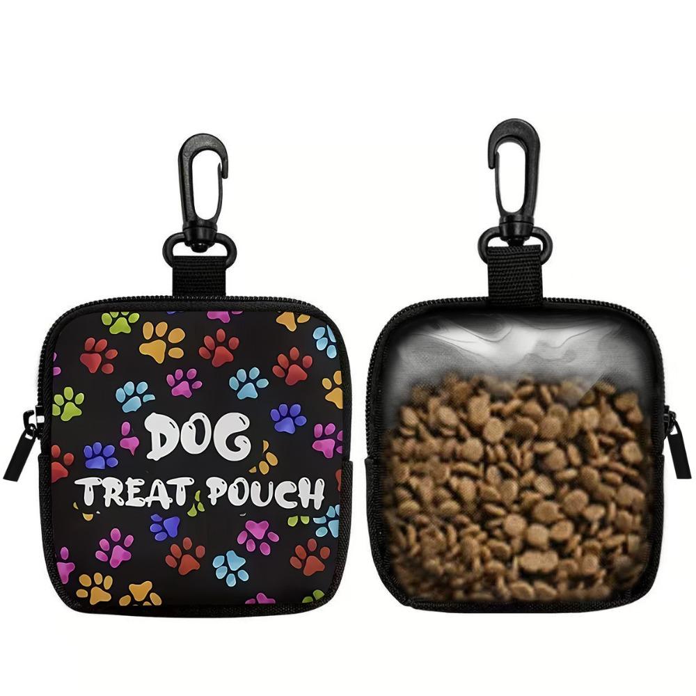 

Transparent Window Pet Training Reward Bag Zipper Closure Pet Treat Pouch Pet Training Style A