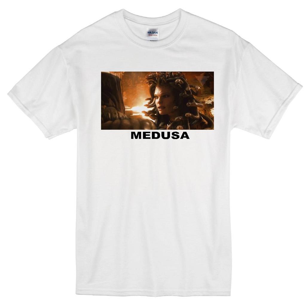 MEDUSA CLASH OF THE TITANS 2010 EPIC FANTASY MOVIE WHITE T-shirt