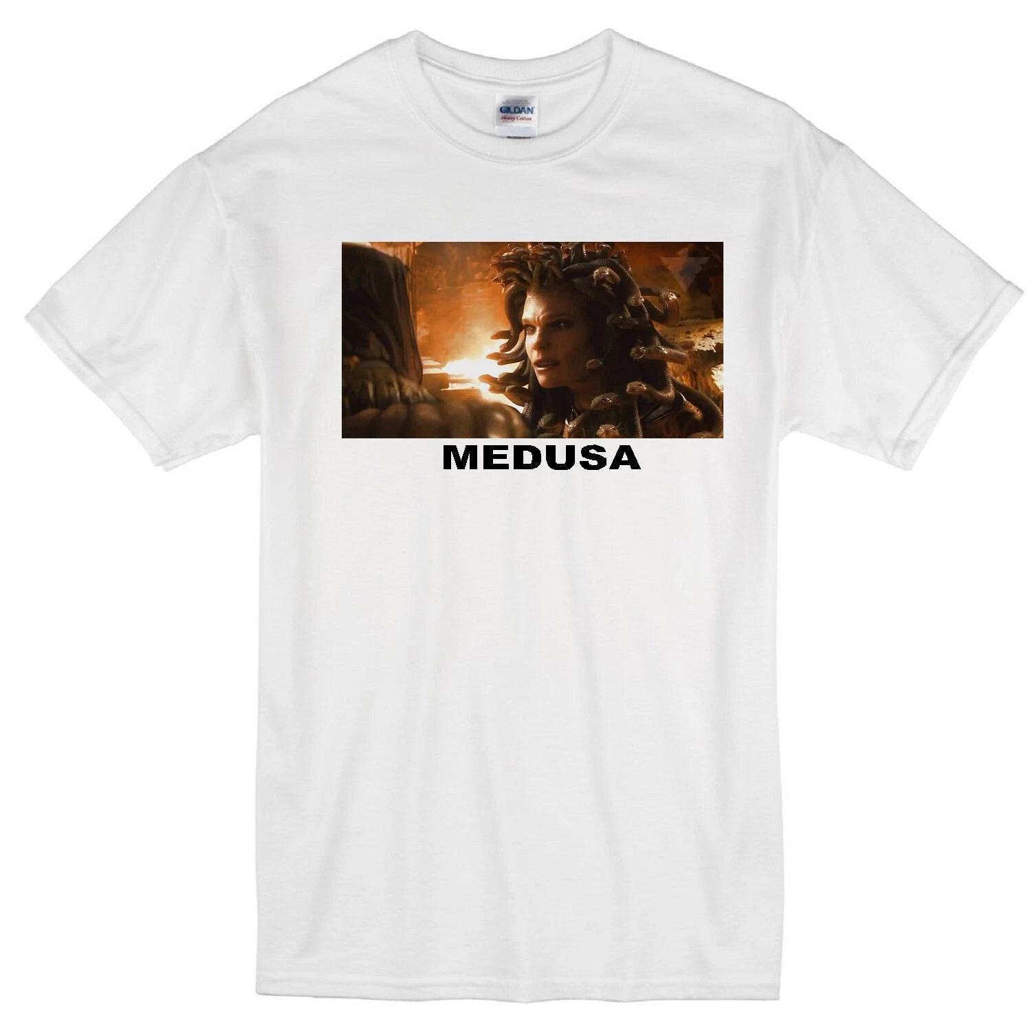 MEDUSA CLASH OF THE TITANS 2010 EPIC FANTASY MOVIE WHITE T-shirt 2XL