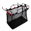 Sac Filet de Rangement de Camping avec Cadre en Fer Robuste Maille en Nylon pour Organisateur à Suspendre sur Table Intérieur Extérieur Taille L
