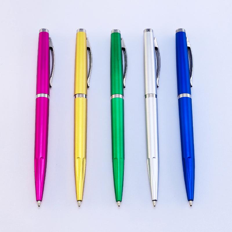 Business Office Imitation Metal Ballpoint Pen with Custom Logo for Hotel and Conference Gifts