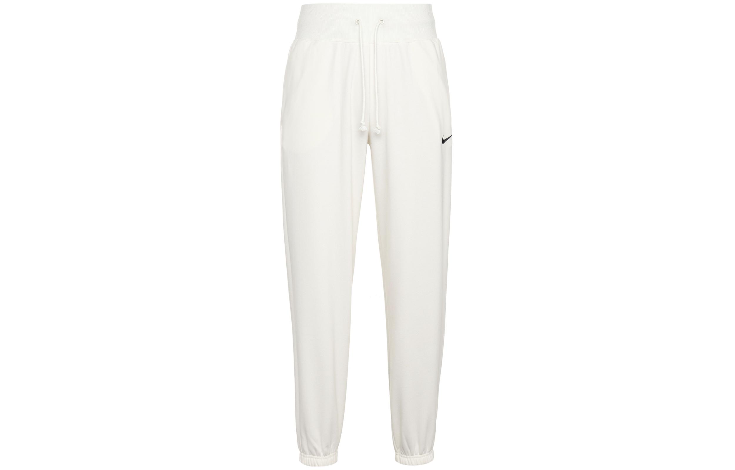

Nike Knitted Sweatpants Women s White Moderate Cuffed Pants DQ5888-133 S