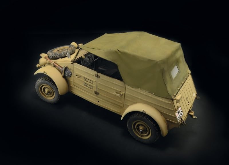 Platz Italeri Scale WWII German Kubelwagen Type 82 Plastic Model Kit IT7405 1/9 (Combat Vehicle)