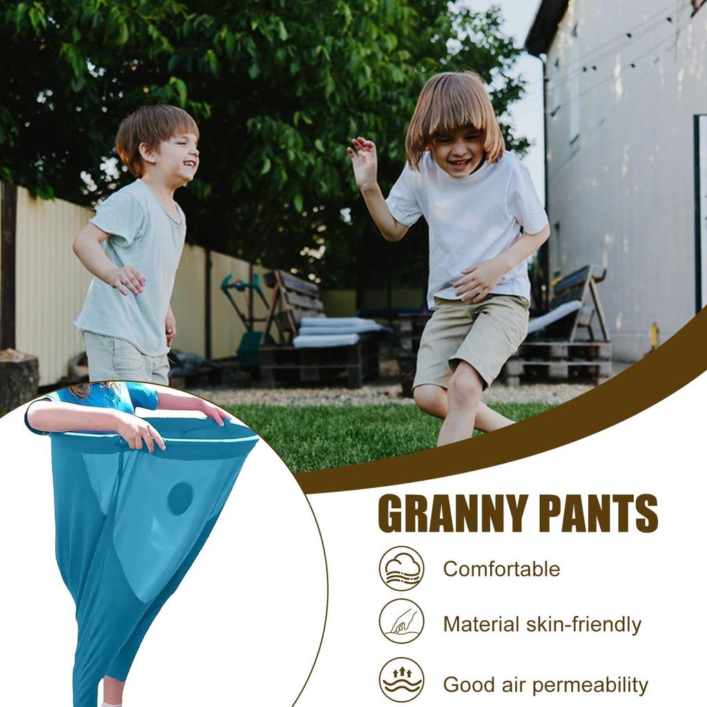 Granny Pants Yard Pitching Party Game Props Family Sack Race Bags with 2 Bouncy Balls Picnic Birthday Outdoor Tossing Game Sets