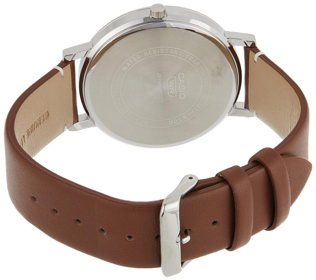 CASIO Brown Men's Watch, 7.7mm, Winter, MTP-B100L-2EVDF
