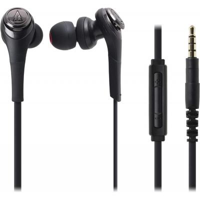Audio Technica Solid Bass Ipod Iphone Ipad Kanaal Oordopjes Diepe Bas Zwart Ath Cks550i Zwart