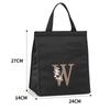Thermal Bag Portable Lunch Bags Insulated Cooler Bag Food Bento Bags Printing Gold Letter Series Travel Picnic Storage Ice Bags