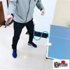 Table Tennis Training Machine with Large Clamp and Blue Rod for Technique Enhancement