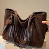 2025 New Retro Letter Shoulder Bag Casual Fashion Simple Bag Women Large Capacity Commuter Tote Bag Women