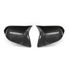 Exterior Rearview Side Mirror Housing Shell Cap Carbon Fiber Pattern Gloss Black Side Door Mirror Cover For Tesla Model Y 3
