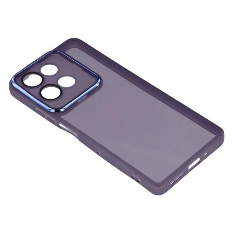 For Motorola Moto G75 5G TPU Case WANLONFENG DKSM Series Electroplated Frame Back Cover with Tempered Glass