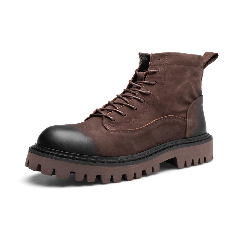 2025 direct supply men's boots British style winter Martin boots men's high-top boots tooling boots tide