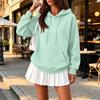 Women's Long Sleeve Color Hoodie for Casual Everyday Wear