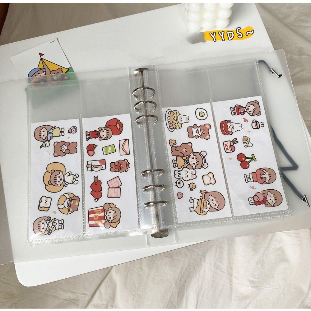 10pcs A5 Idol Photocard Holder Inner Pages 1/2/4 Grids Photocards Collect Volume  Picture