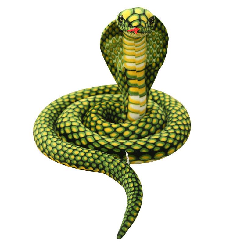 Toy Cobra Plush Spoof Snake Year Zodiac Doll Funny Prank Boy Children Gifts