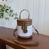 2025 Women's High-End Round Bucket Shoulder Bag - Trendy Niche Design