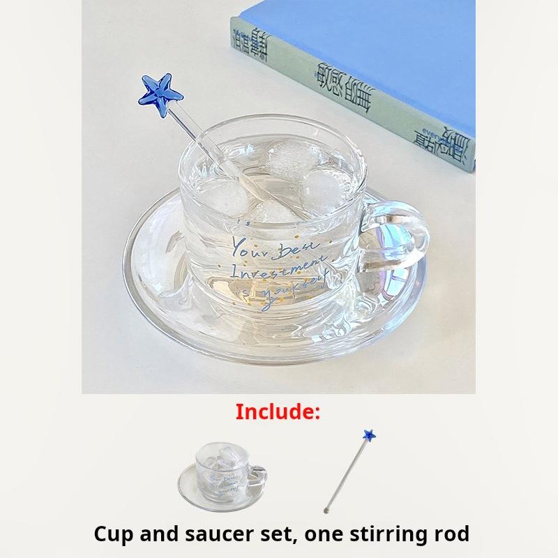 200 ml Espressotasse aus hochborosilikatglas mit Rührlöffel, isolierte Doppelwand-Partyvorbereitung, 200 ml Kaffeetassen-Henkelset