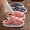 Pulled plush cotton mop autumn and winter leisure indoor home plush EVA sole thick sole warm cotton slippers