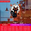 Halloween Horror Sticker Bloody Pumpkin Pendant Static Cling Window Decal Spider Web Decor Home Party