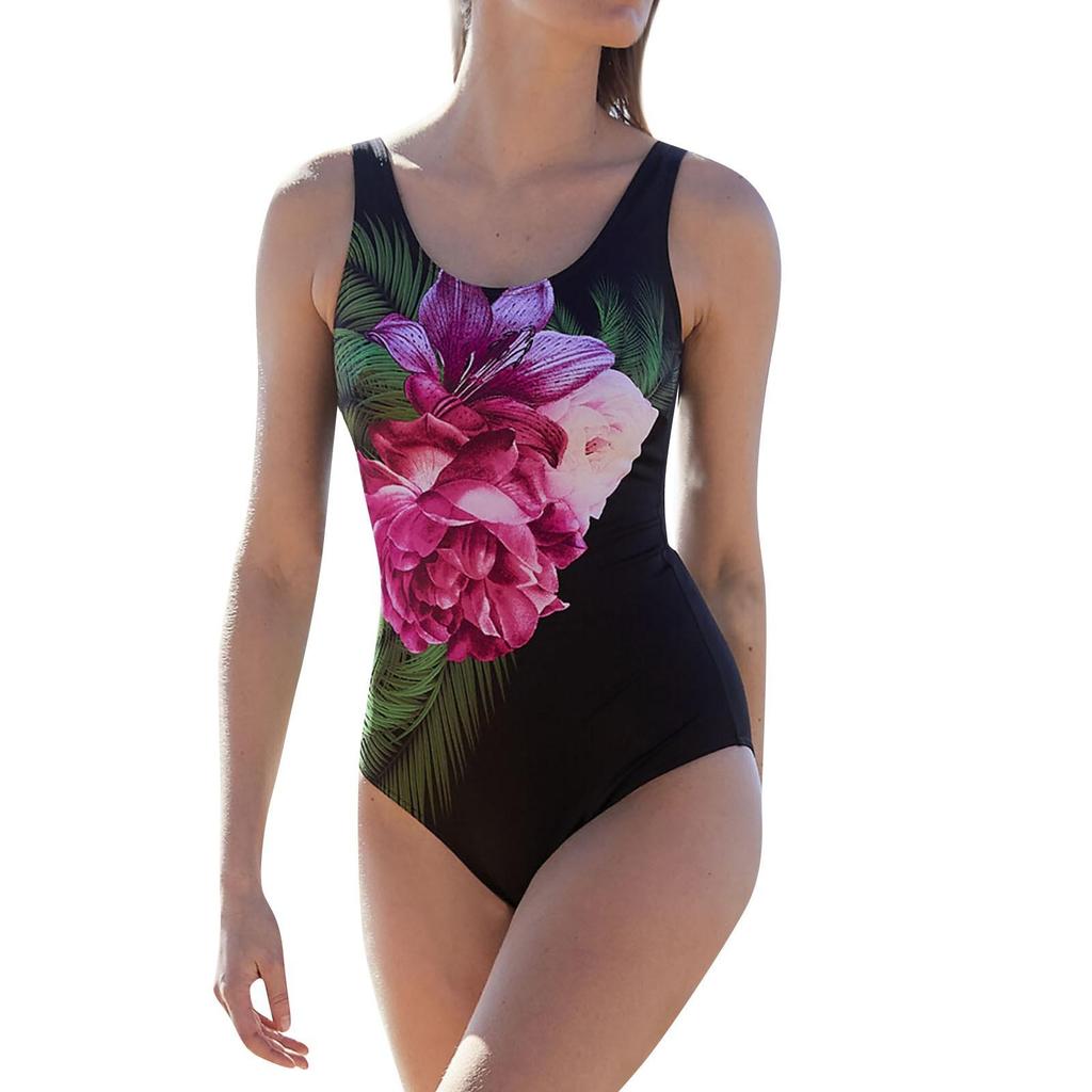 Large Size One-piece Swimsuit Printed One-piece Women's Swimsuit Bikini Swimsuit