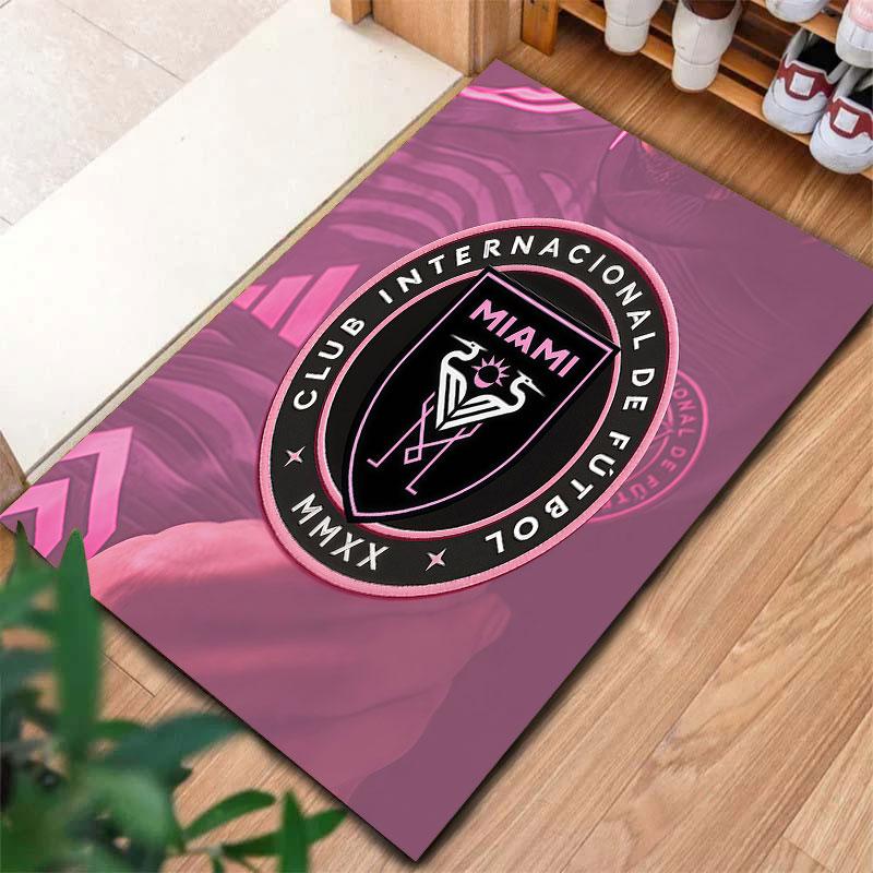 Inter Miami CF Carpet Rug for Living Room Bedroom Home Sofa Decoration,Kids play Non-slip Floor Mat