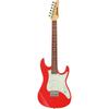 The Ultimate First Electric Guitar for Beginners—S-S-S Non-Tremolo Model [Vermilion] AZES...