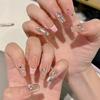 Spicy Girl Mirror Powder Nail Art Stickers - Long Wearable Fake Nails