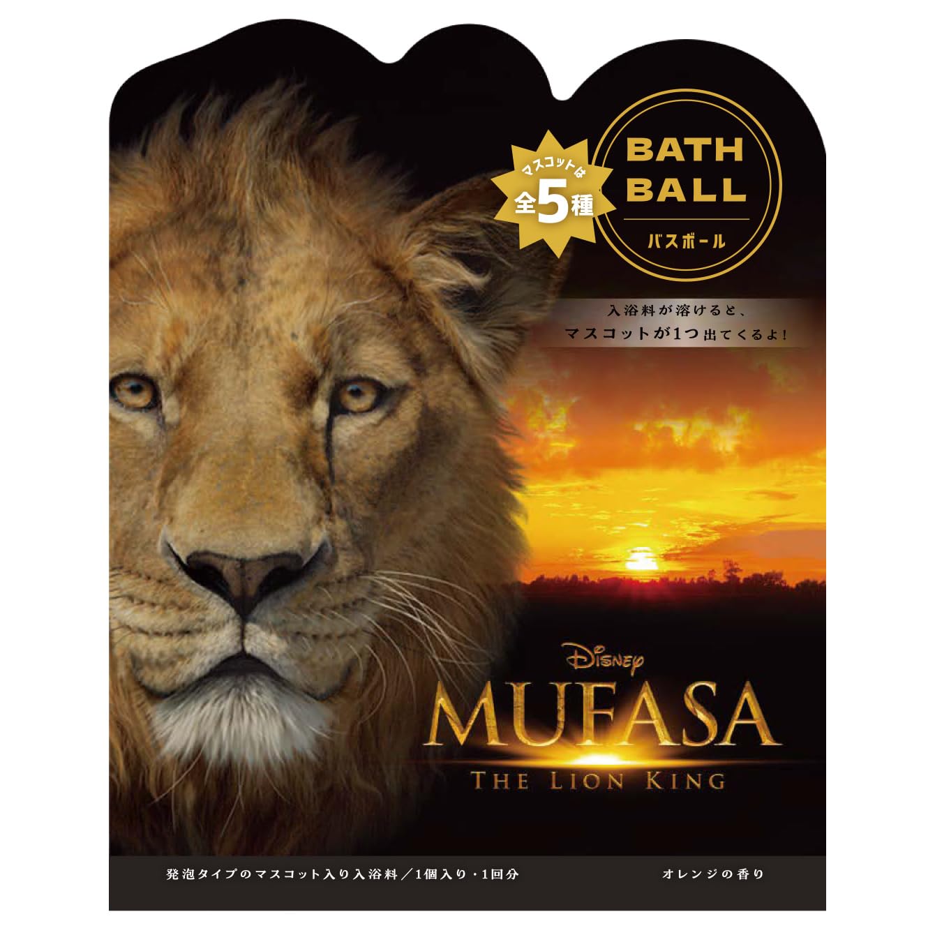 Nor Corporation Lion King Mufasa Bath Ball DIZ5801 Orange Scent is per ball mascot will you a Price Which get? It s surprise!