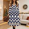 Halloween Women's Purple Leopard Print Midi Dress A Line Dress Vacation Casual Daily Regular Fit  Long Sleeve V Neck Black  Spring Fall