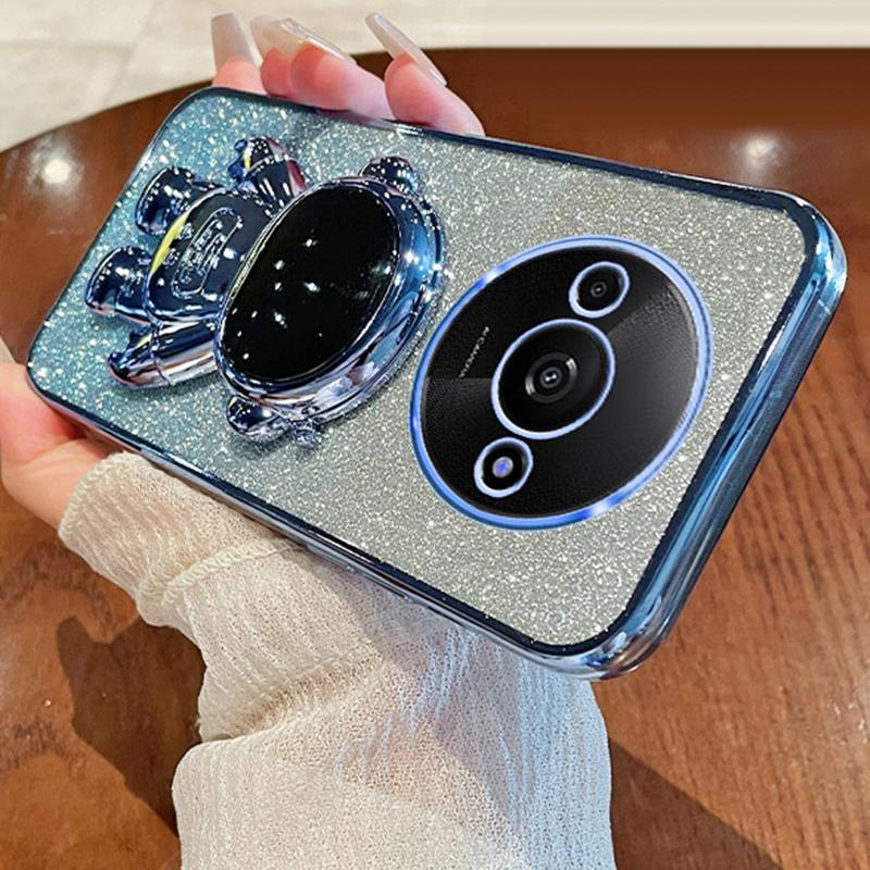 For Xiaomi Redmi A3 4G/Poco C61 4G Case PC+TPU Kickstand Astronaut Phone Cover