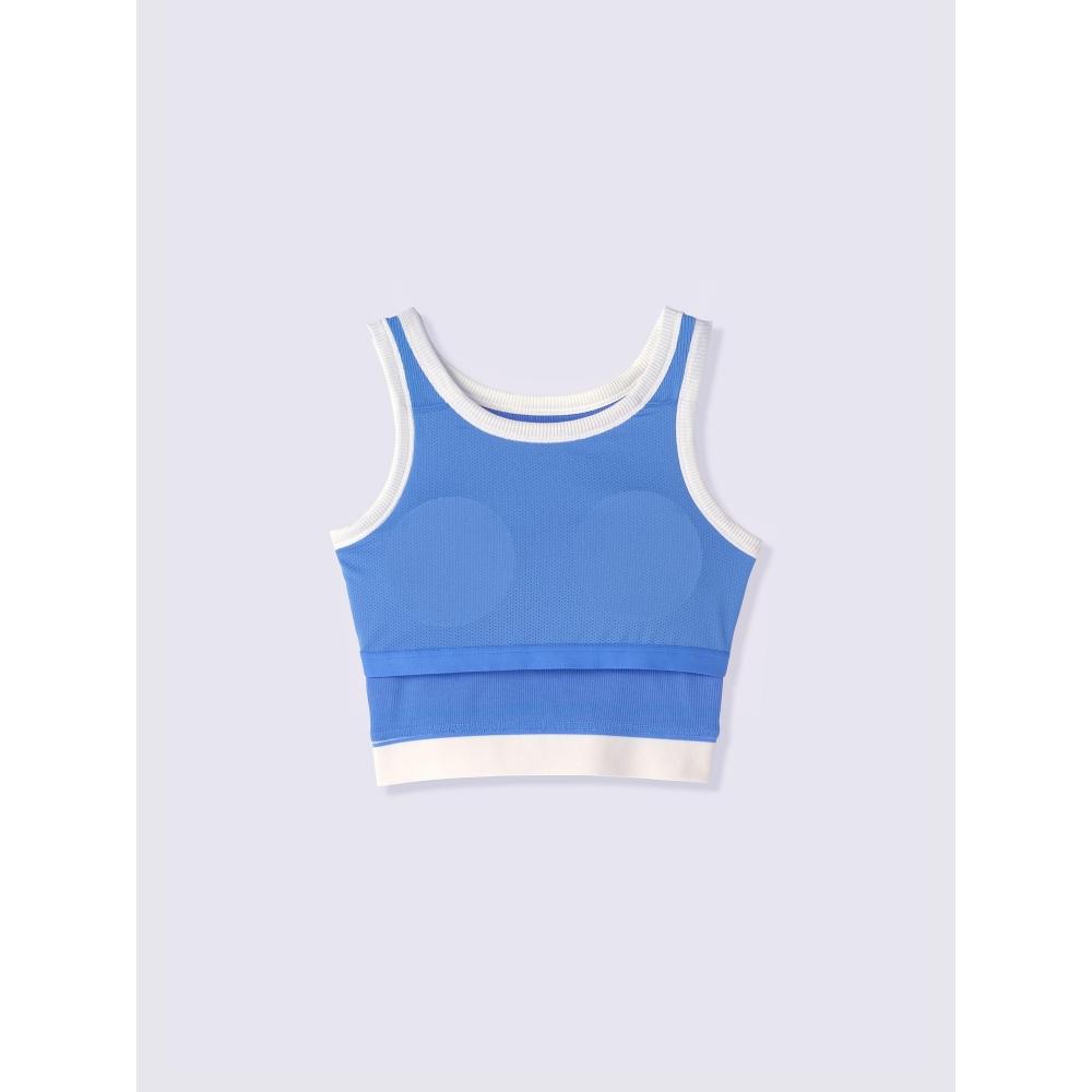 GU by Uniqlo Girls Bra Feel Petite Rib Cropped Tank Top  Sport 