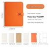 Available: A5/A6 Felt Loose-Leaf Notebook - Retro Original Planner with Buckle, Simple Stylish Stationery.