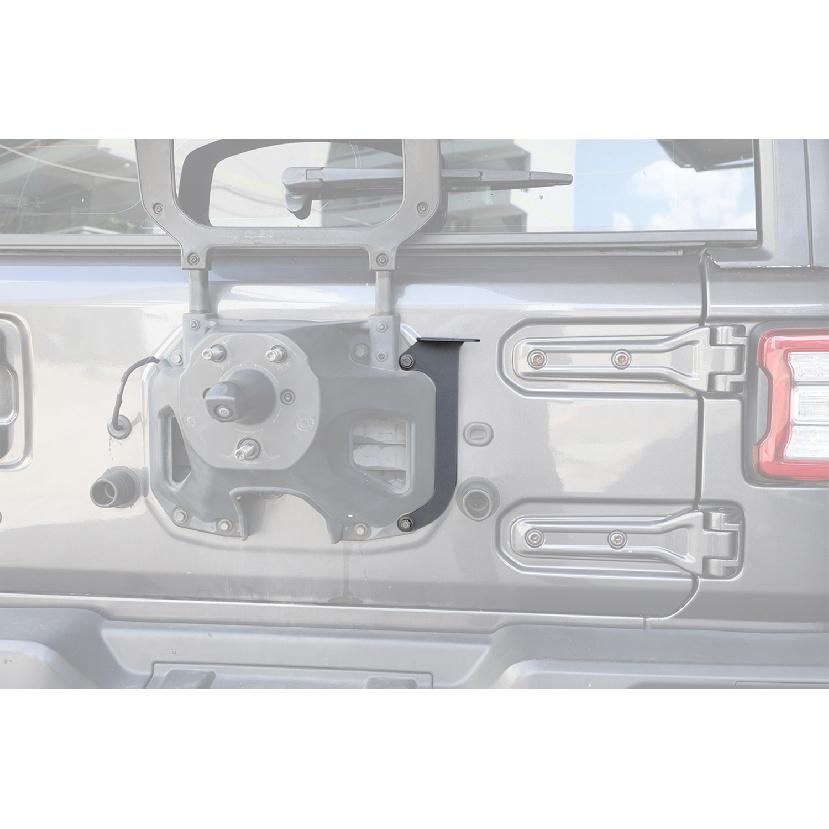 Car Tailgate Rear Door Hinge Antenna Bracket Mount Holder for Jeep Wrangler JL 2018   2022 2023 Exterior