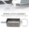304 Stainless Steel 2pcs Heavy Duty 5 Inch Spring Latch Lock Weld Assembly Universal Trailer Gate
