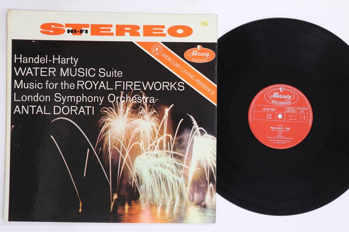 

LP Record ANTAL DORATI, LONDON SYMPHONY ORCHE - Handel, Harty, Water Music Suite / 130507MGY MERCURY Netherland Classical Used