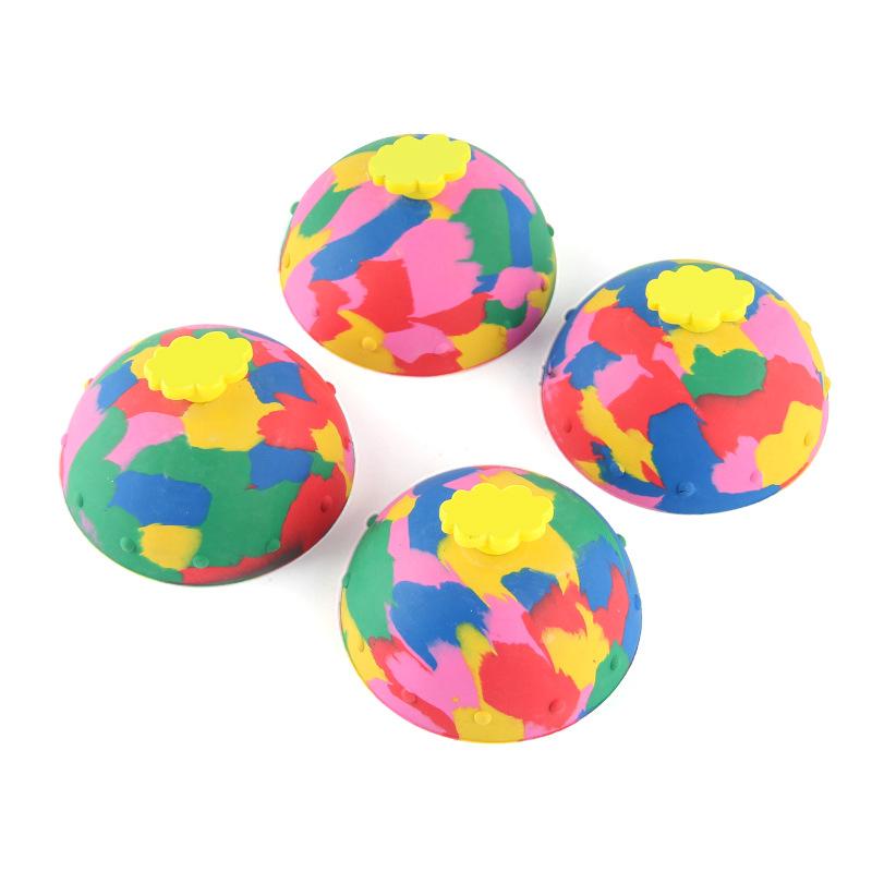 Camouflage Bouncing Ball Bowl, Bouncing Gyro Half Bowl Bouncing Decompression Vent Toy Exterminator