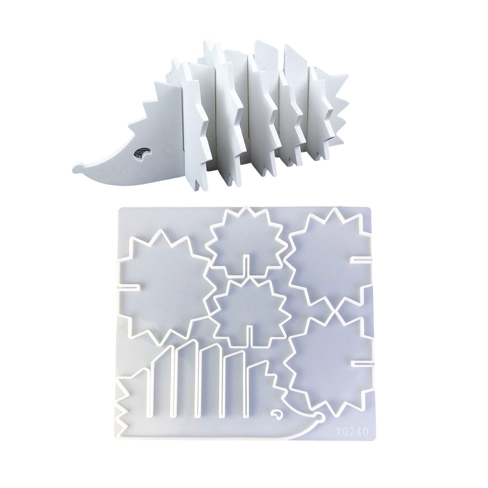 

Unique Hedgehog Designs Sturdy Silicone Mould Home Accessory for Personalize Coasters and Decorative Pieces Daily Use