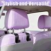 6 Pack Car Seat Headrest Hooks, Back Seat Purse Hanger Holder Hook, Universal Storage Organizer For Handbag Grocery Bags Coats, Car Accessories For