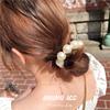 1 Pcs Woman Big Pearl Hair Ties Fashion Korean Style Hairband Scrunchies Girls Ponytail Holders Rubber Band Hair Accessories